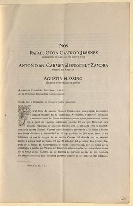 Cartas Pastorales colectivas del episcopado costarricense (1926 - 1935)