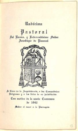 Cartas Pastorales de Obispos extranjeros (1940-1961)